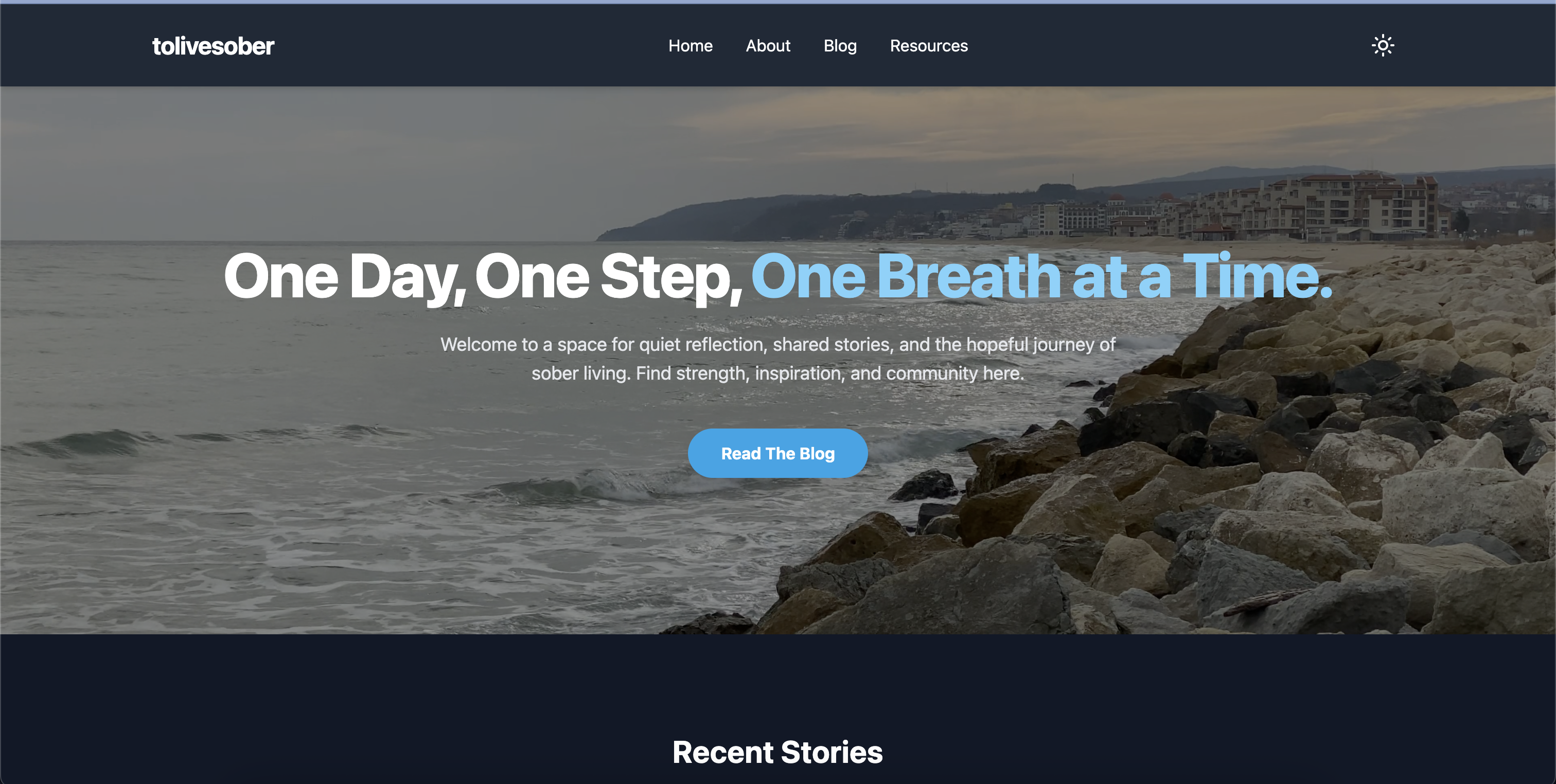 Blog website project